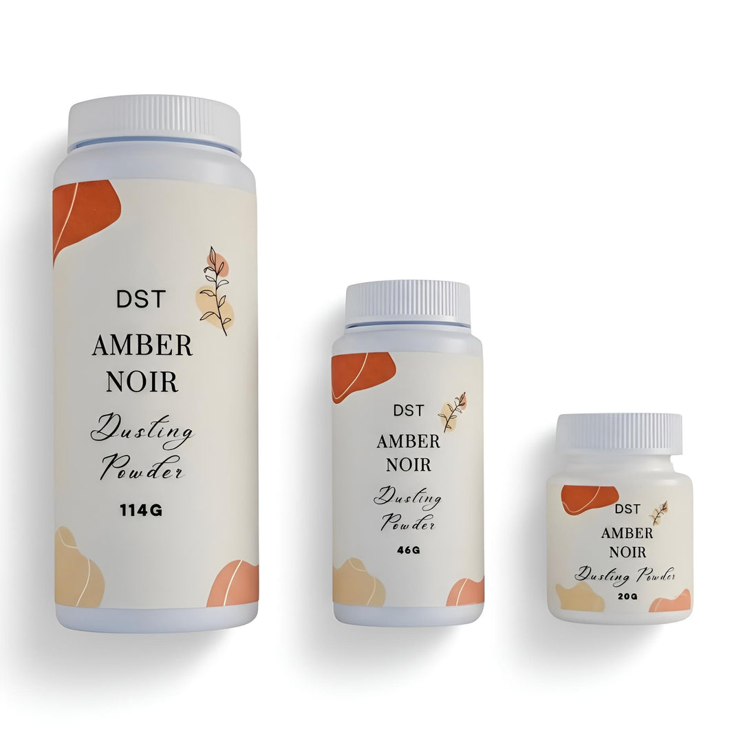 Amber Noir Body Powder Size Comparison
