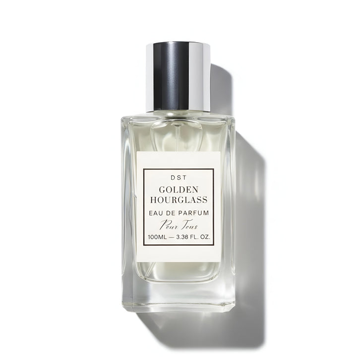 Golden Hourglass 100ml Perfume on a white background