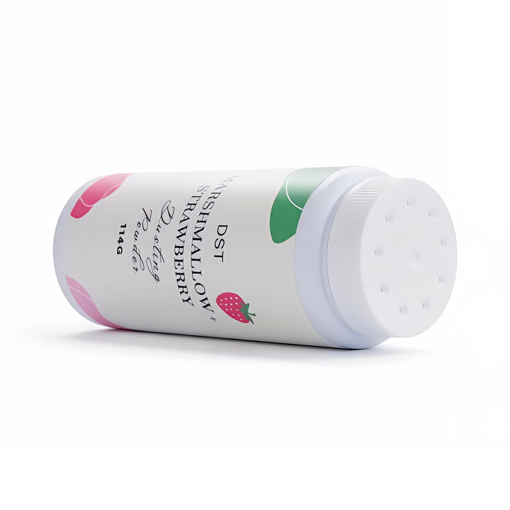 Marshmallow Strawberry Body Powder 46g Side View