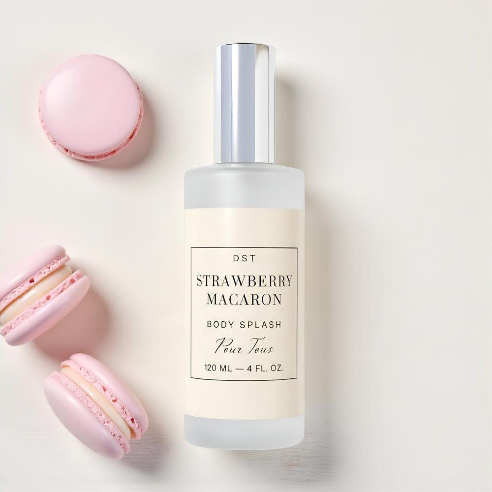 Strawberry Macaron Body Splash 1oz Box