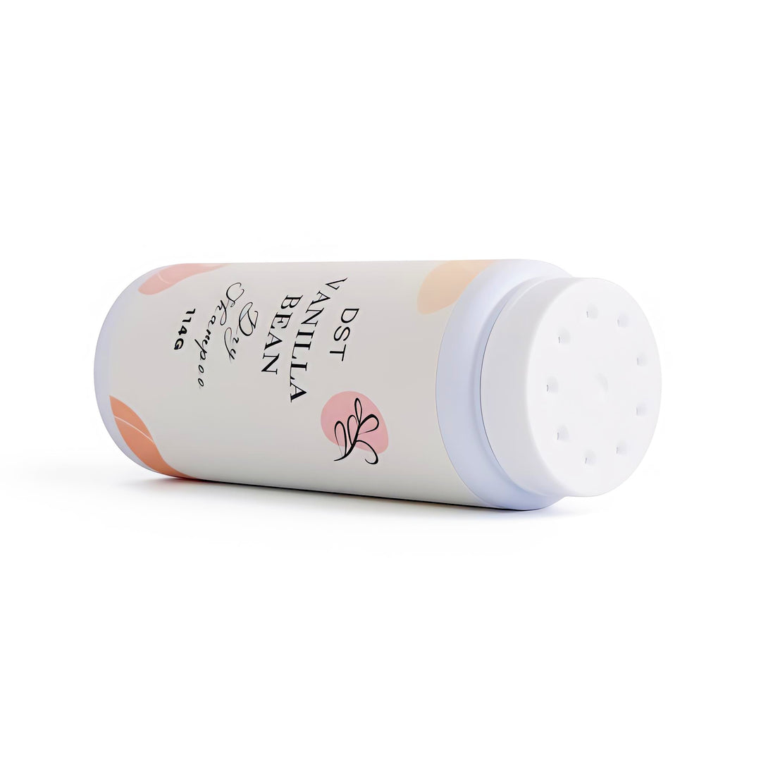 Vanilla Bean Dry Shampoo Powder Side View