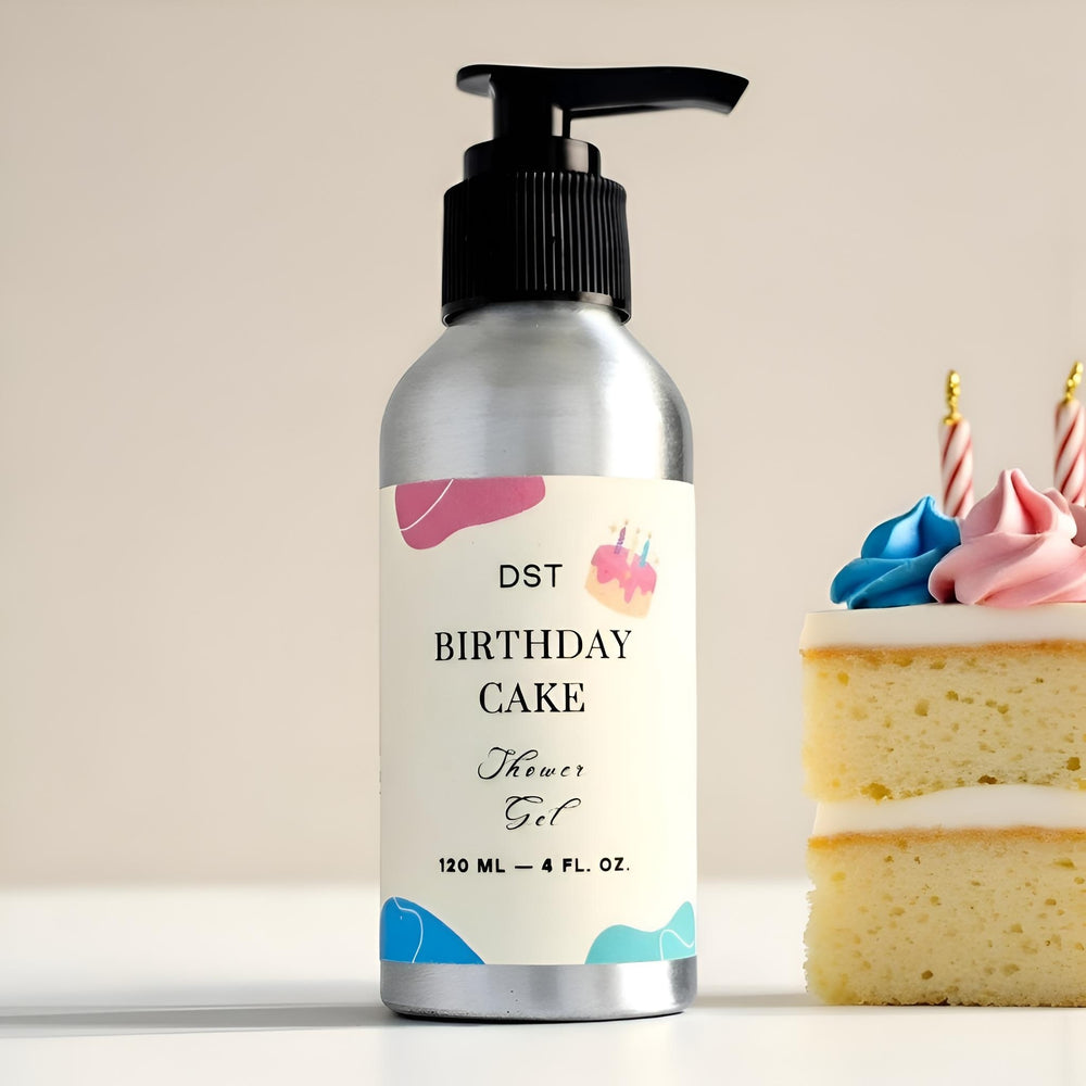 Vanilla Birthday Cake Shower Gel Box
