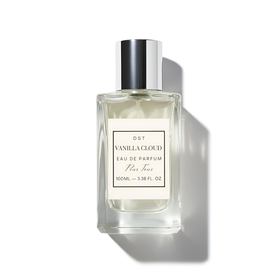 Vanilla Cloud Eau de Parfum bottle on a white background