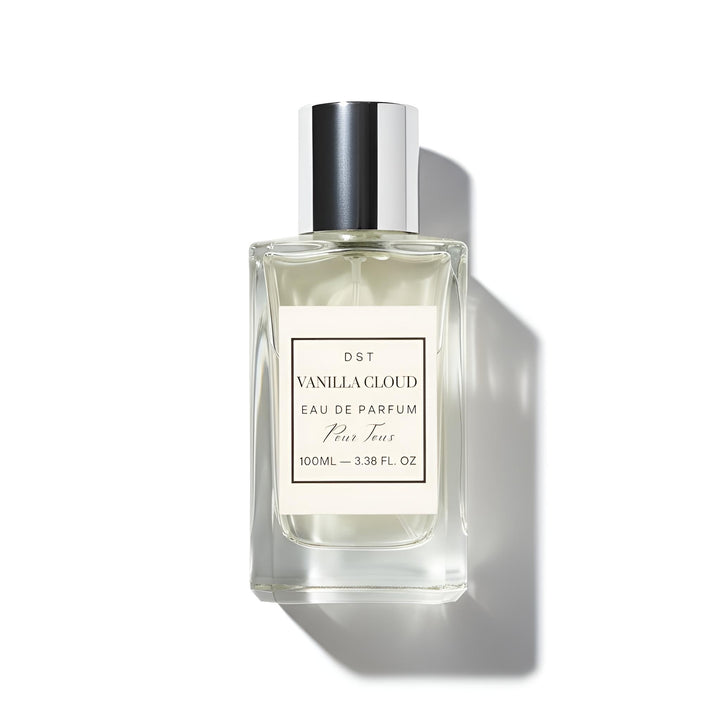 Vanilla Cloud Eau de Parfum bottle on a white background