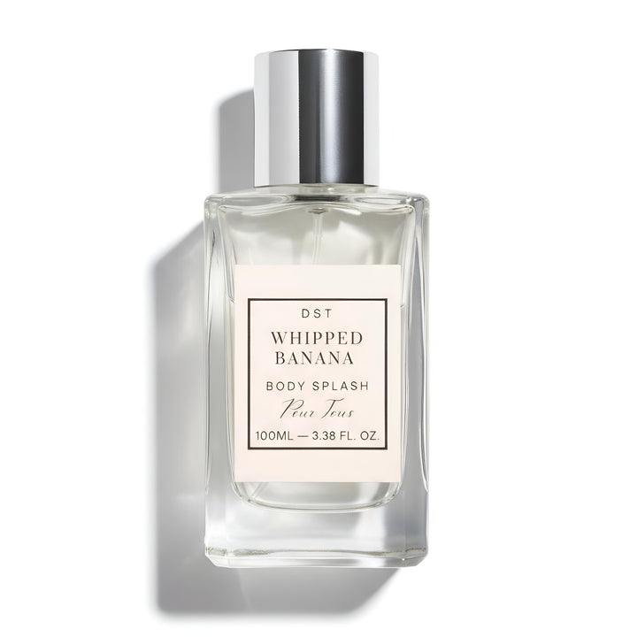 Whipped Banana Body Splash 100ml on a white background