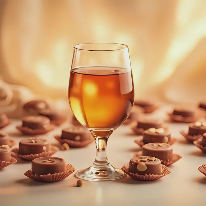 Golden Hourglass Fragrance Notes. Top Notes: Brandy, Cinnamon. Middle Notes: Hazelnut, Praline. Base Notes: Vanilla, Oakwood