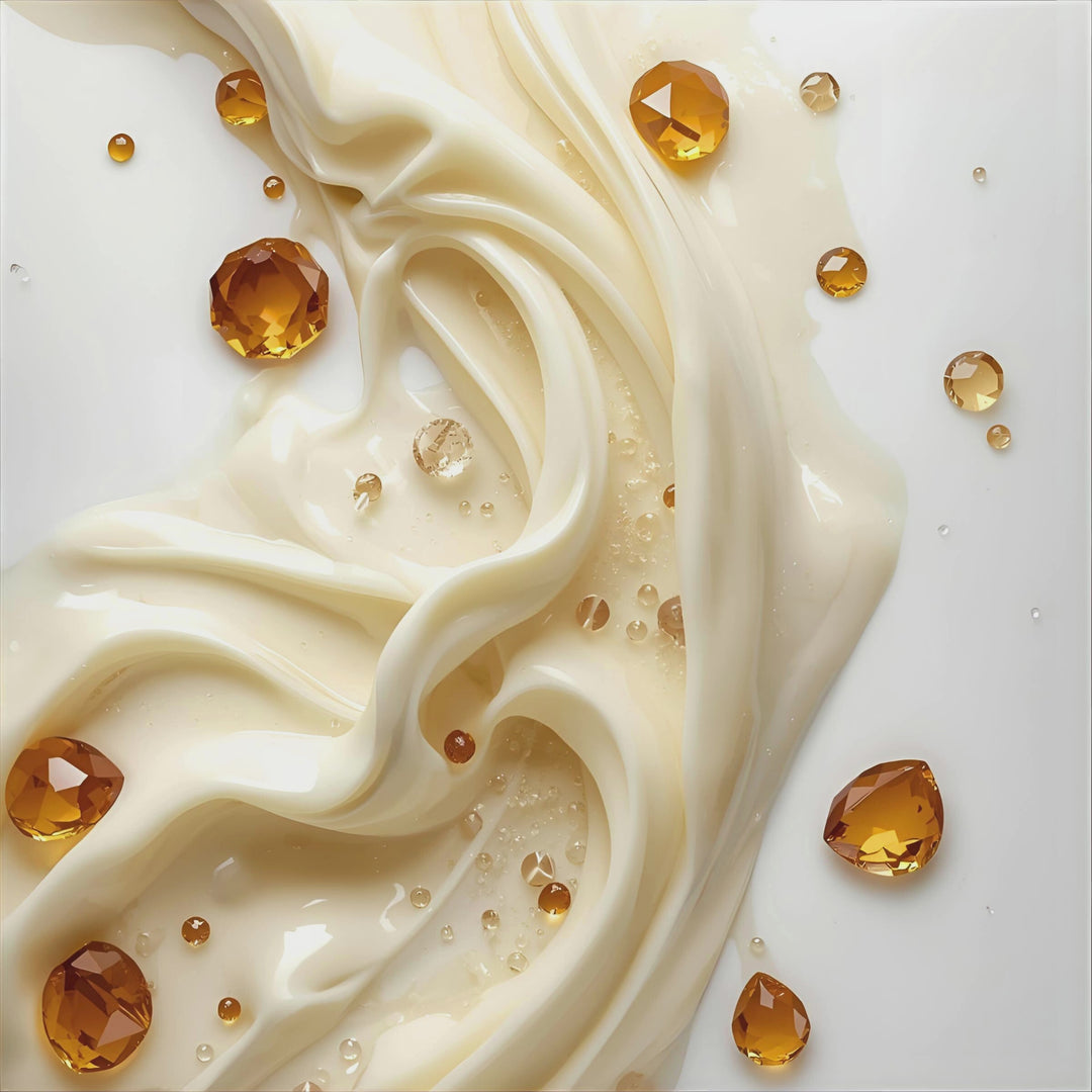 Amber Creme Fragrance Notes. Top Notes: Coconut, White Sugar. Middle Notes: Vanilla Bean, Jasmine. Base Notes: Amber, Patchouli, Musk