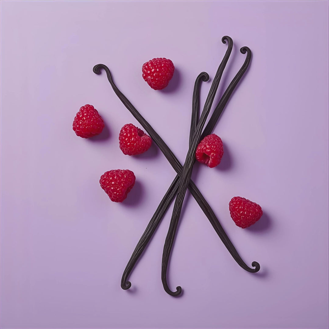 Black Raspberry Vanilla Fragrance Notes. Top notes: Raspberry, Plum. Middle Notes: Berry Accord, Soft Florals. Base Notes: Creamy Vanilla, Musk