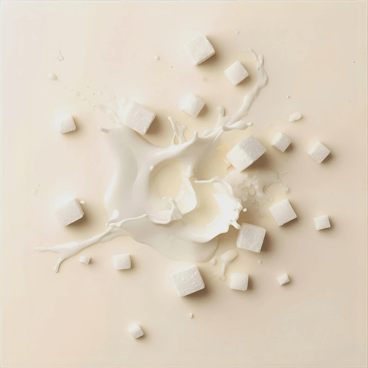 Milk and Sugar Fragrance Notes. Top Notes: Fresh Milk. Middle Notes: Condensed Milk. Base Notes: White Sugar, Vanila Bean.