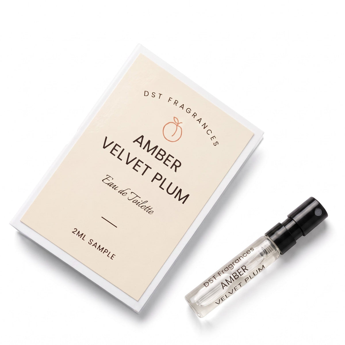 2ml sample size Eau de Toilette Spray by DST Fragrances against a white background. 