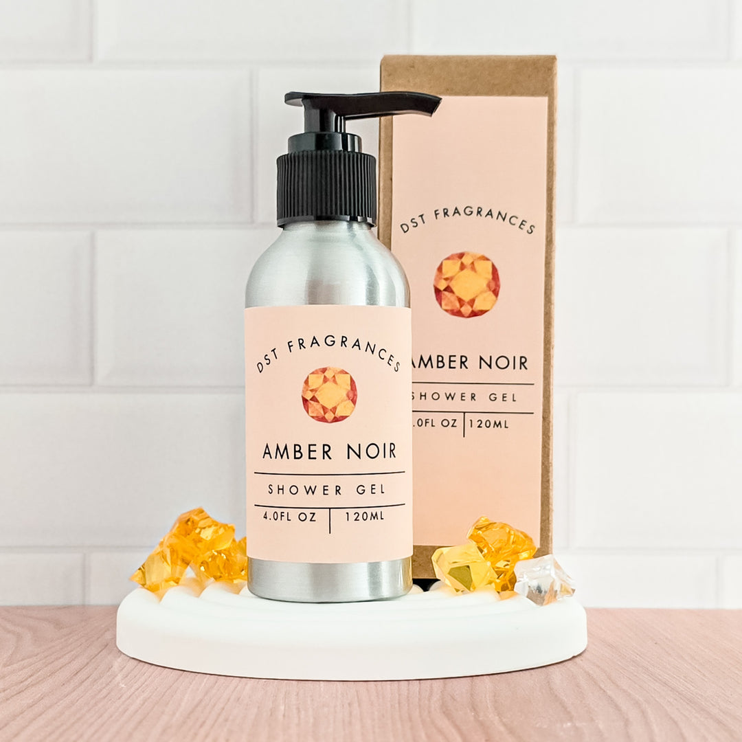 Amber Noir Shower Gel Box