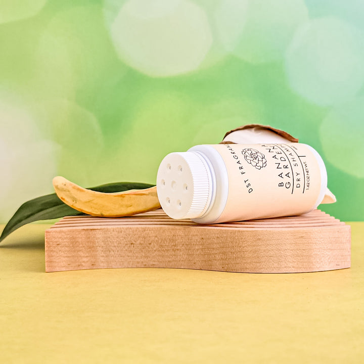Banana Gardenia Dry Shampoo Powder 46g Side View
