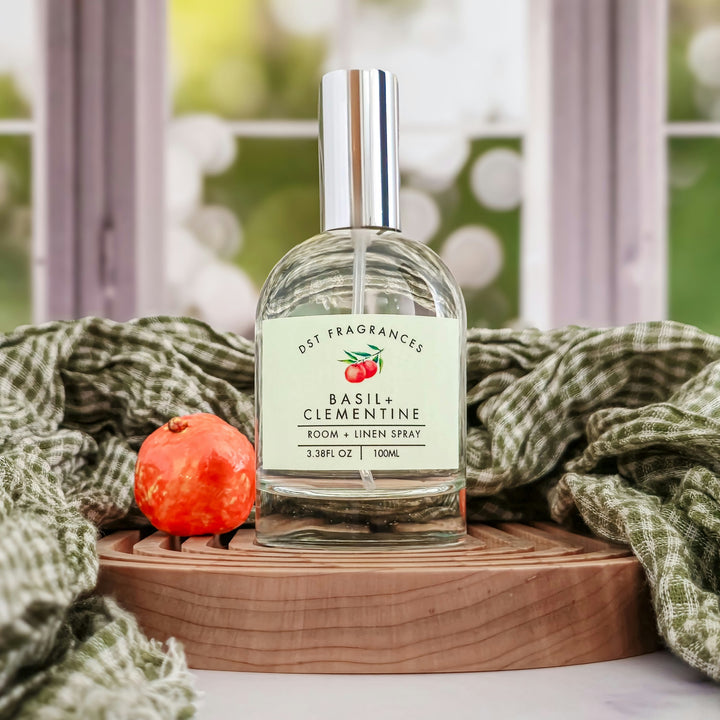 Basil Clementine Room Linen Spray