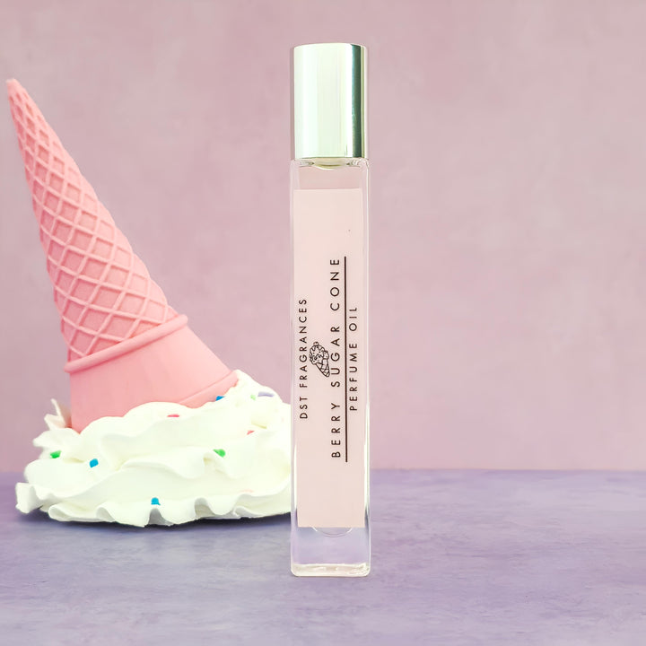Berry Sugar Cone Perfume Oil 10ml Square 