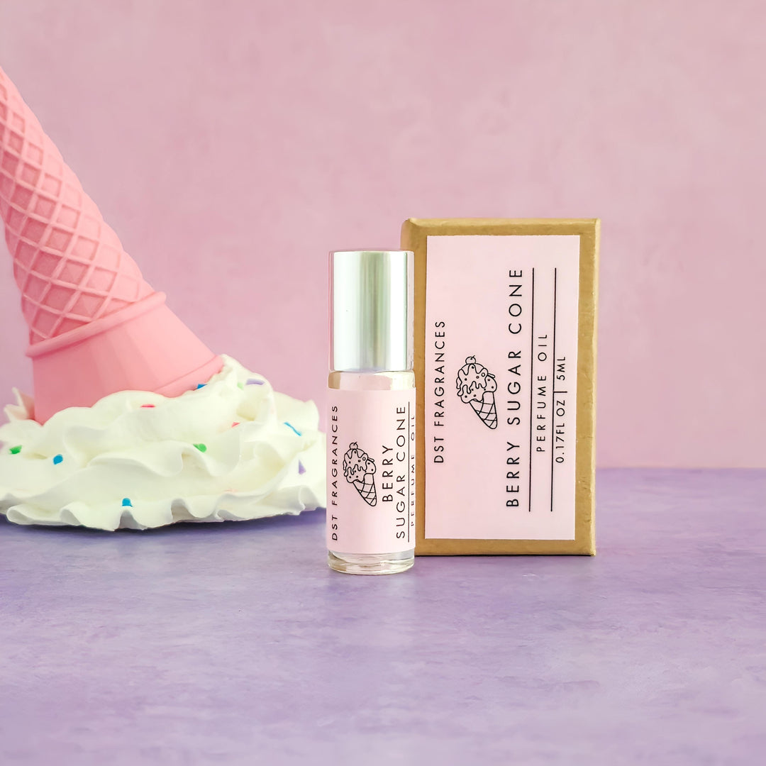 Berry Sugar Cone Perfume Oil 5ml Box