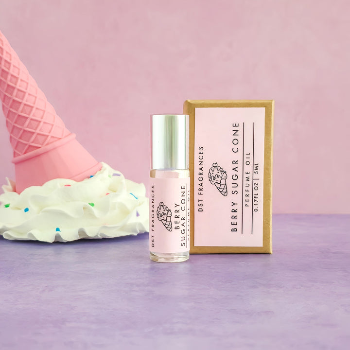 Berry Sugar Cone Perfume Oil 5ml Box