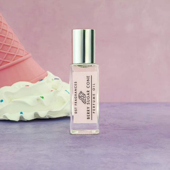 Berry Sugar Cone Perfume Oil 5ml Square 