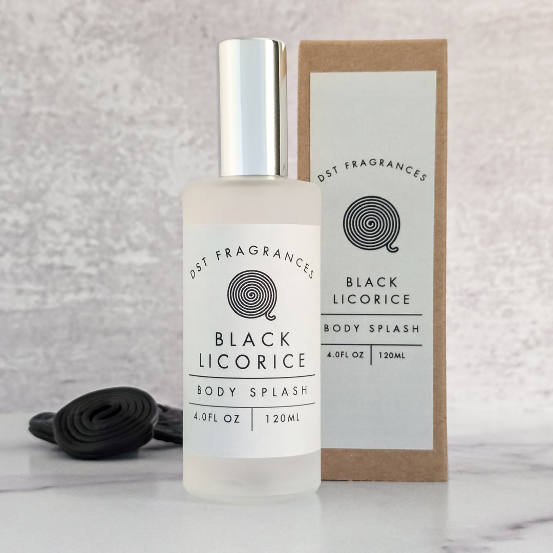 Black Licorice Body Splash 4oz Box