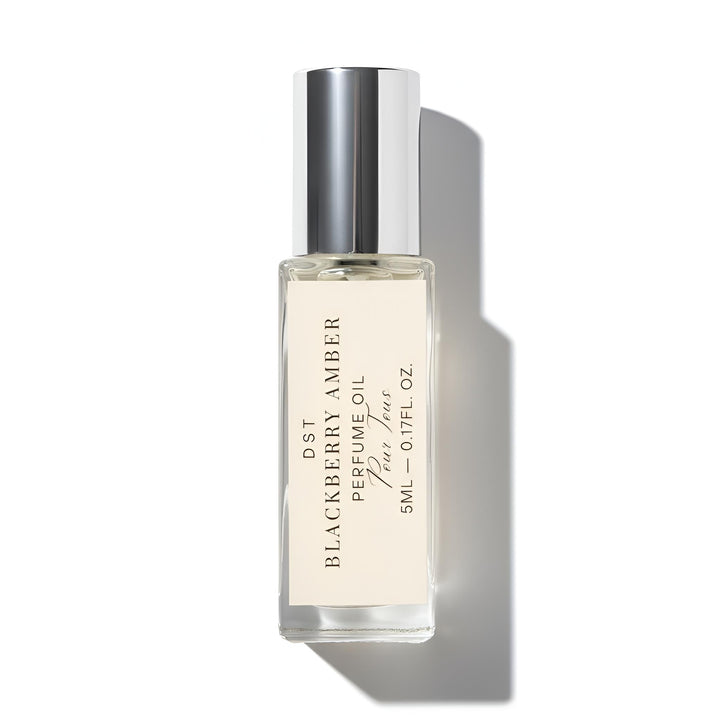Blackberry Amber Perfume Oil 5ml on a white background 