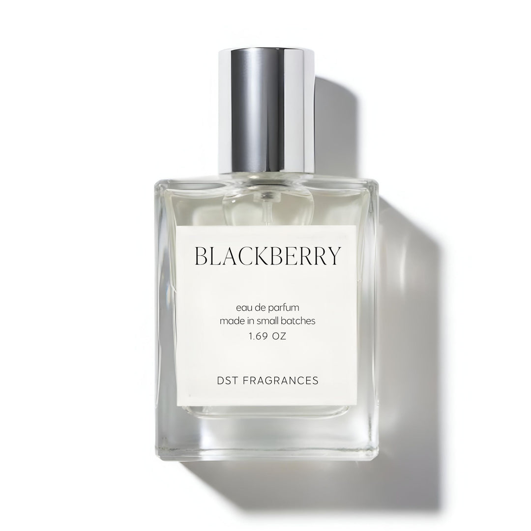 50ml bottle of Blackberry Eau de Parfum by DST Fragrances against a white background.