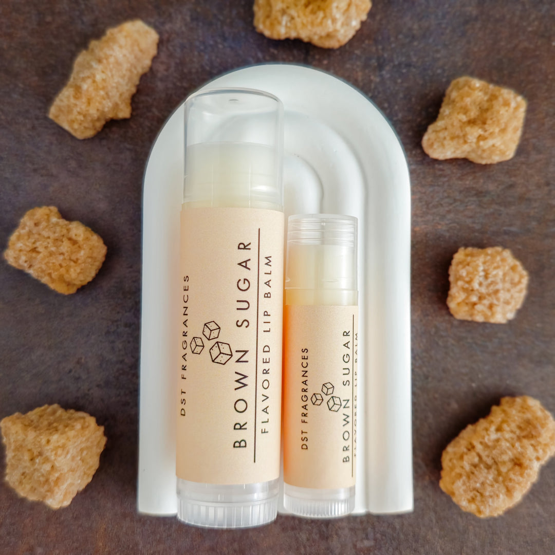 Brown Sugar Lip Balm Size Comparison 
