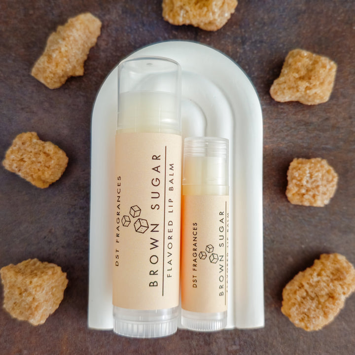 Brown Sugar Lip Balm Size Comparison 