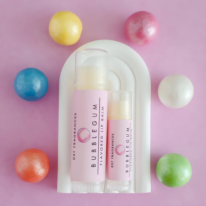 Bubblegum Lip Balm Size Comparison