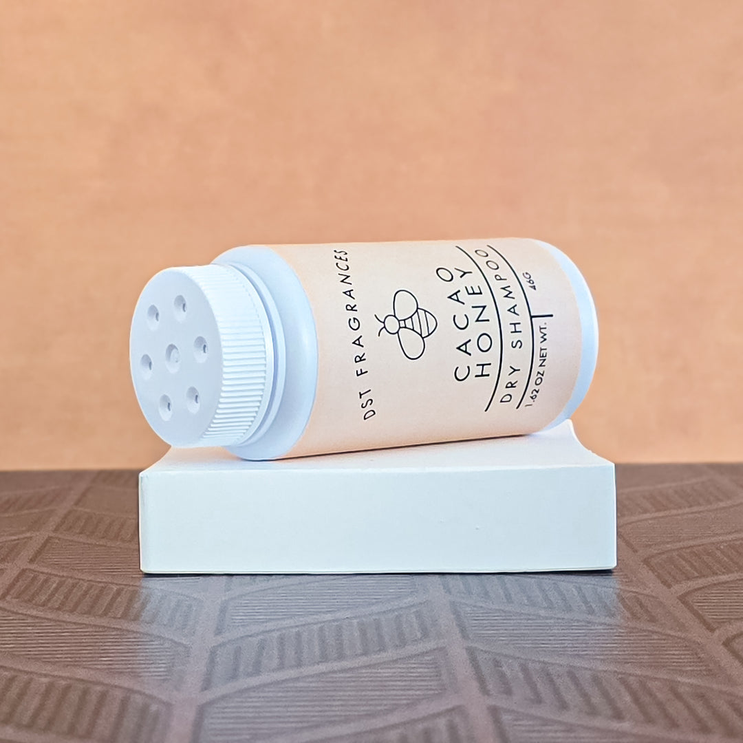 Cacao Honey Dry Shampoo Powder 46g Side View