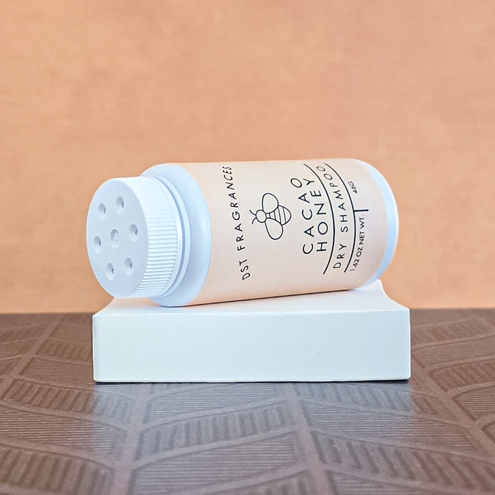 Cacao Honey Dry Shampoo Powder 46g Side View