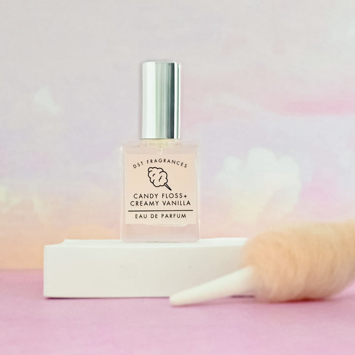 Candy Floss + Creamy Vanilla Eau de Parfum 10ml Square