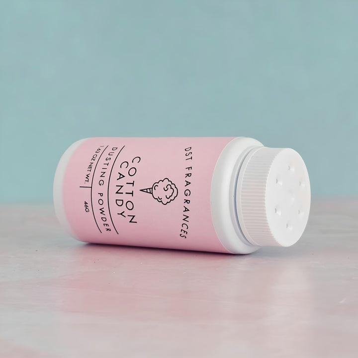 Cotton Candy Body Dusting Powder 46g Side View 