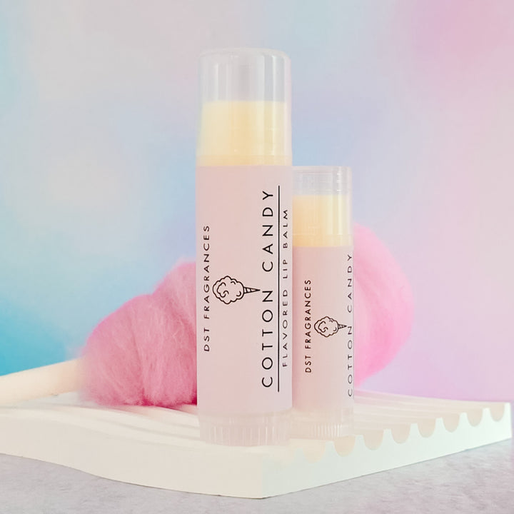 Cotton Candy Lip Balm Size Comparison