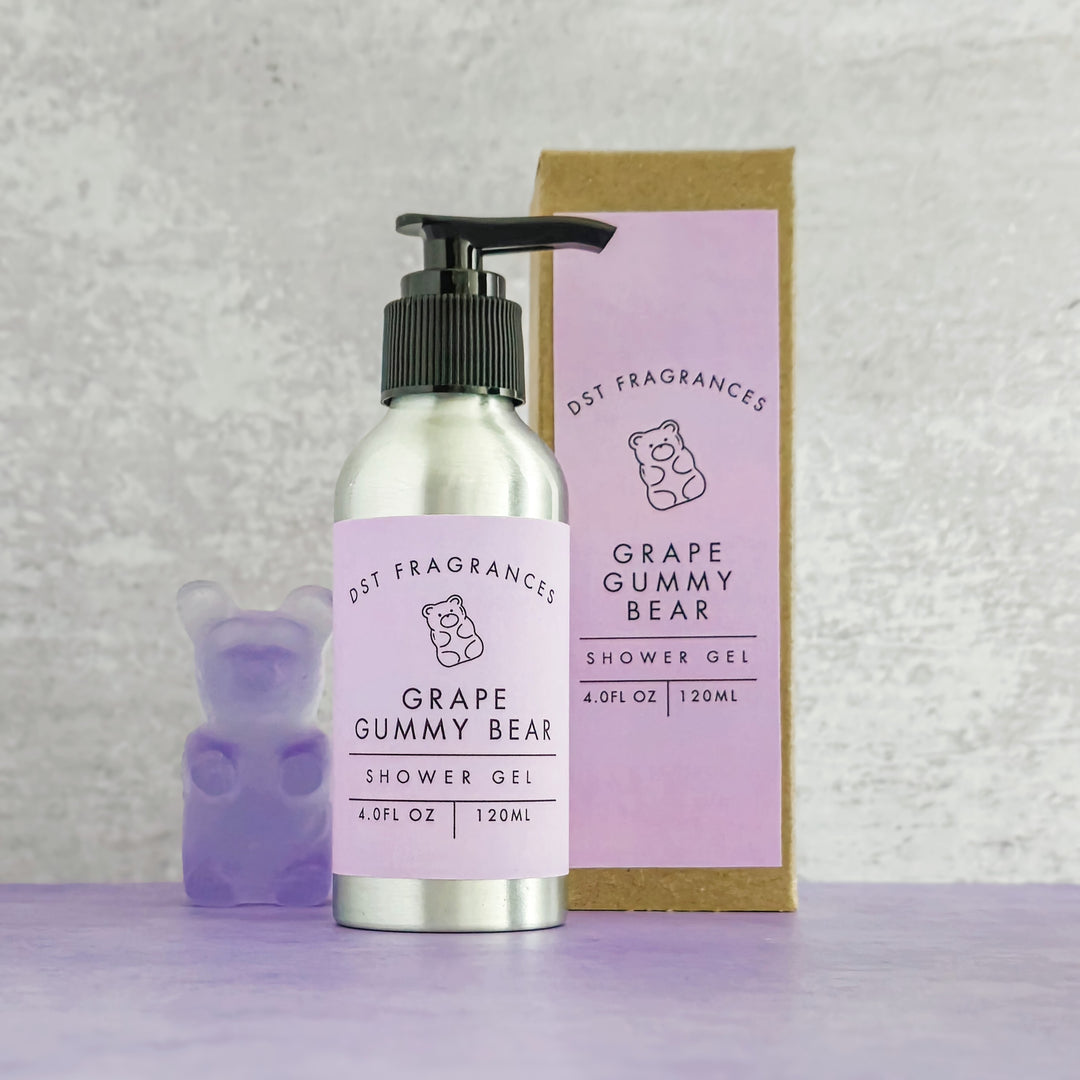 Grape Gummy Bear Shower Gel Box