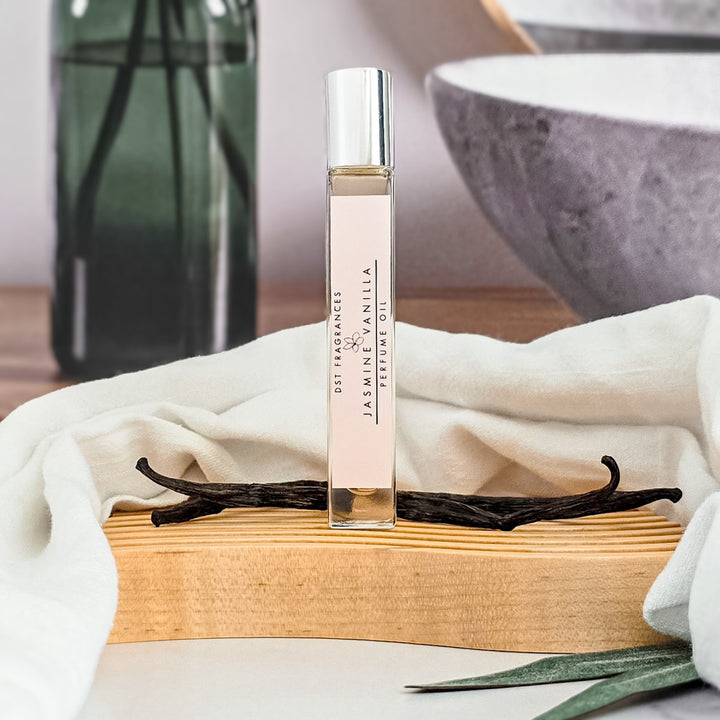 Jasmine Vanilla Perfume Oil 10ml Square