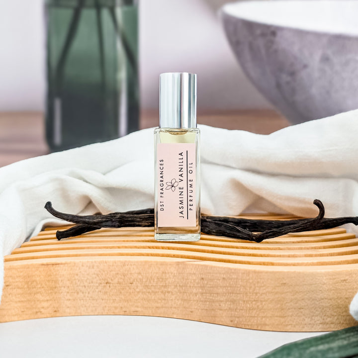 Jasmine Vanilla Perfume Oil 5ml Square