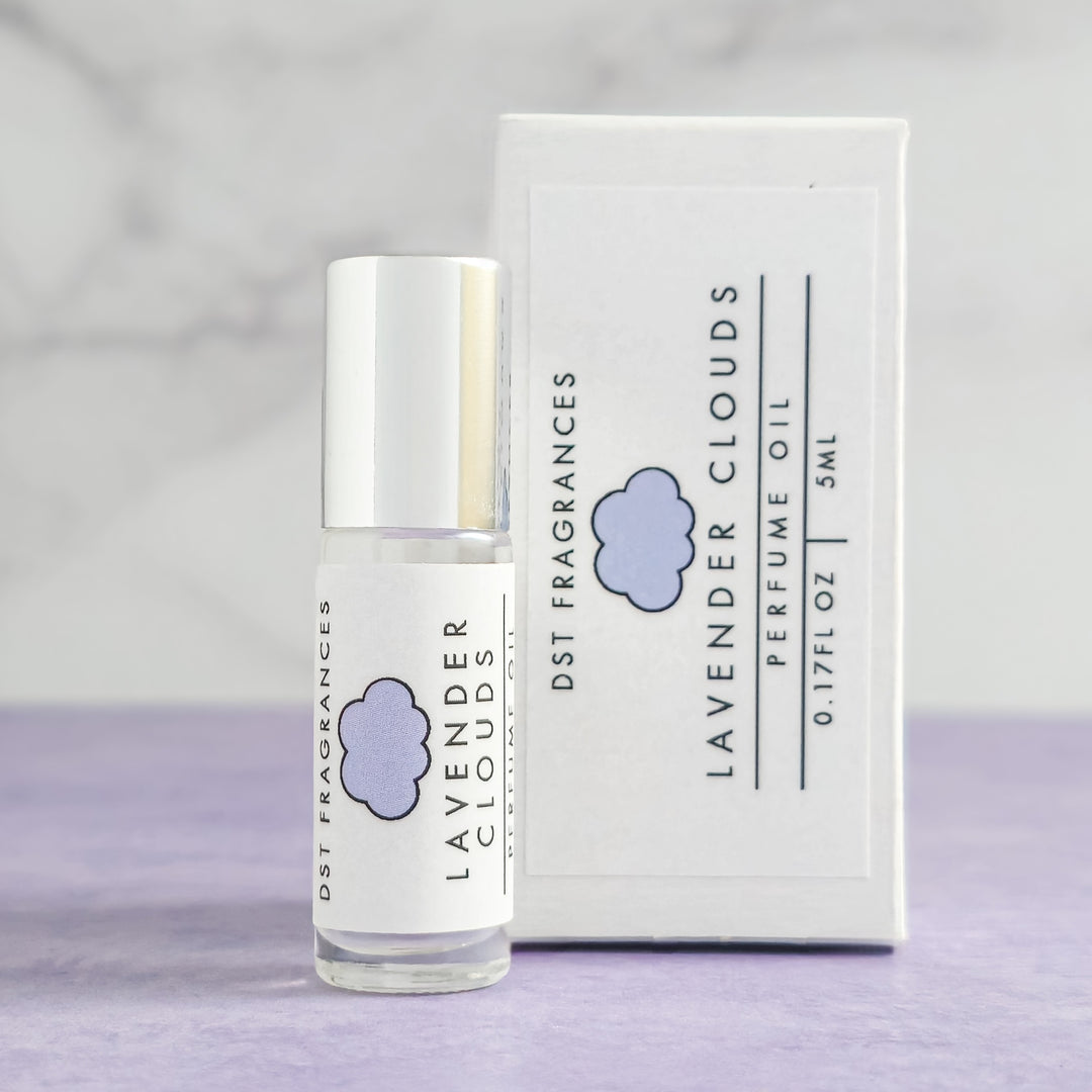 Lavender Clouds Perfume Oil 5ml Box