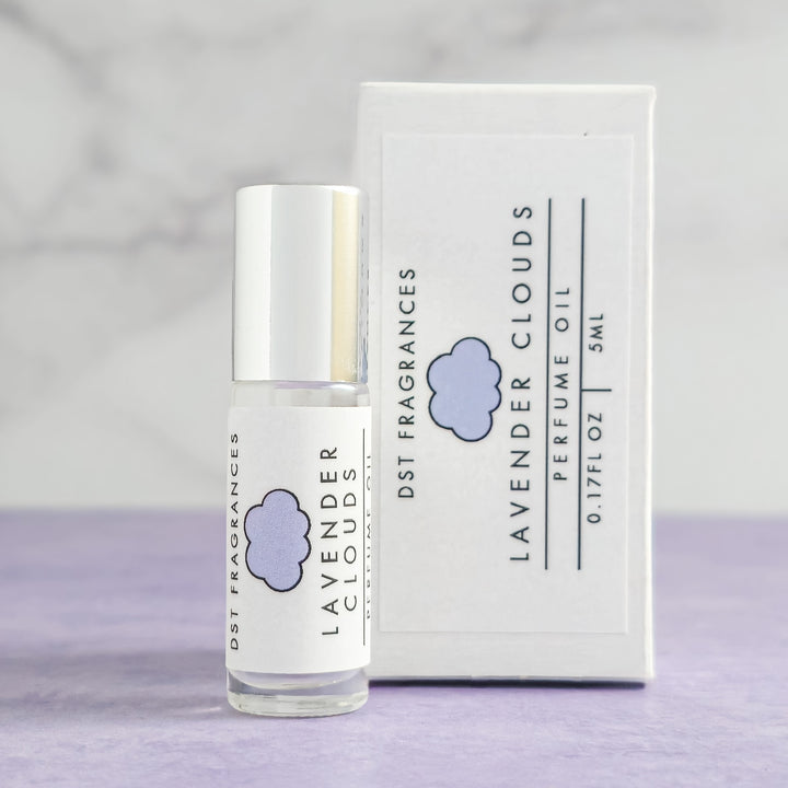 Lavender Clouds Perfume Oil 5ml Box