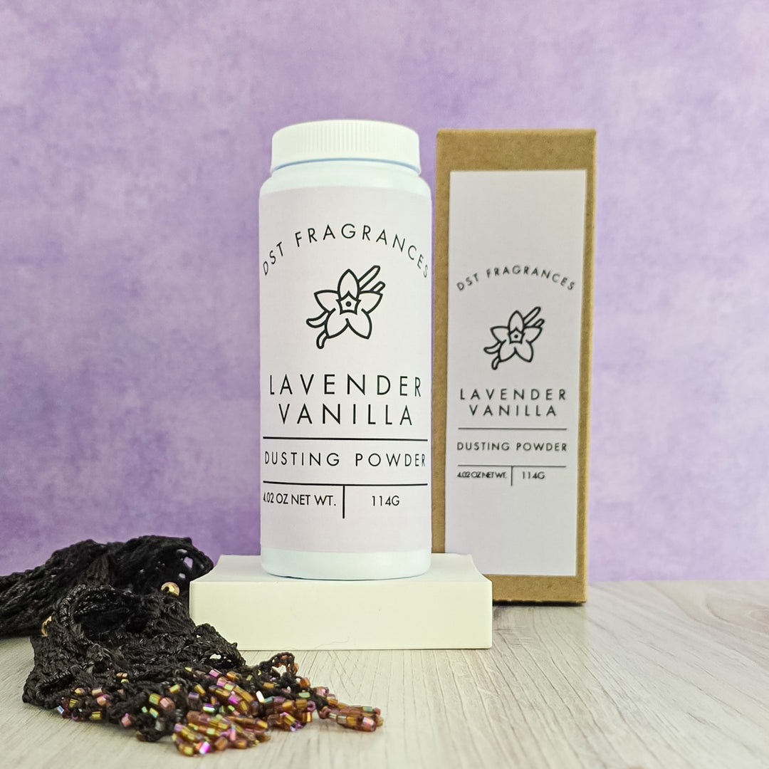 Lavender Vanilla Body Powder 114g Box