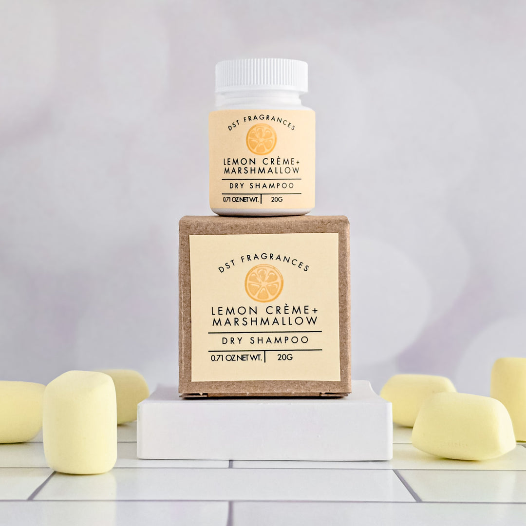 Lemon Crème Marshmallow Dry Shampoo 20g Box