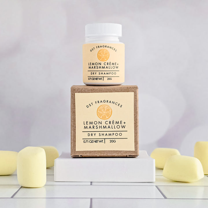 Lemon Crème Marshmallow Dry Shampoo 20g Box