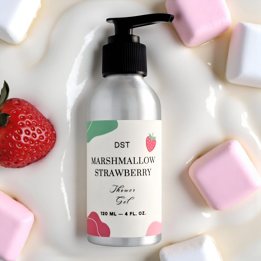 Marshmallow + Strawberry Shower Gel