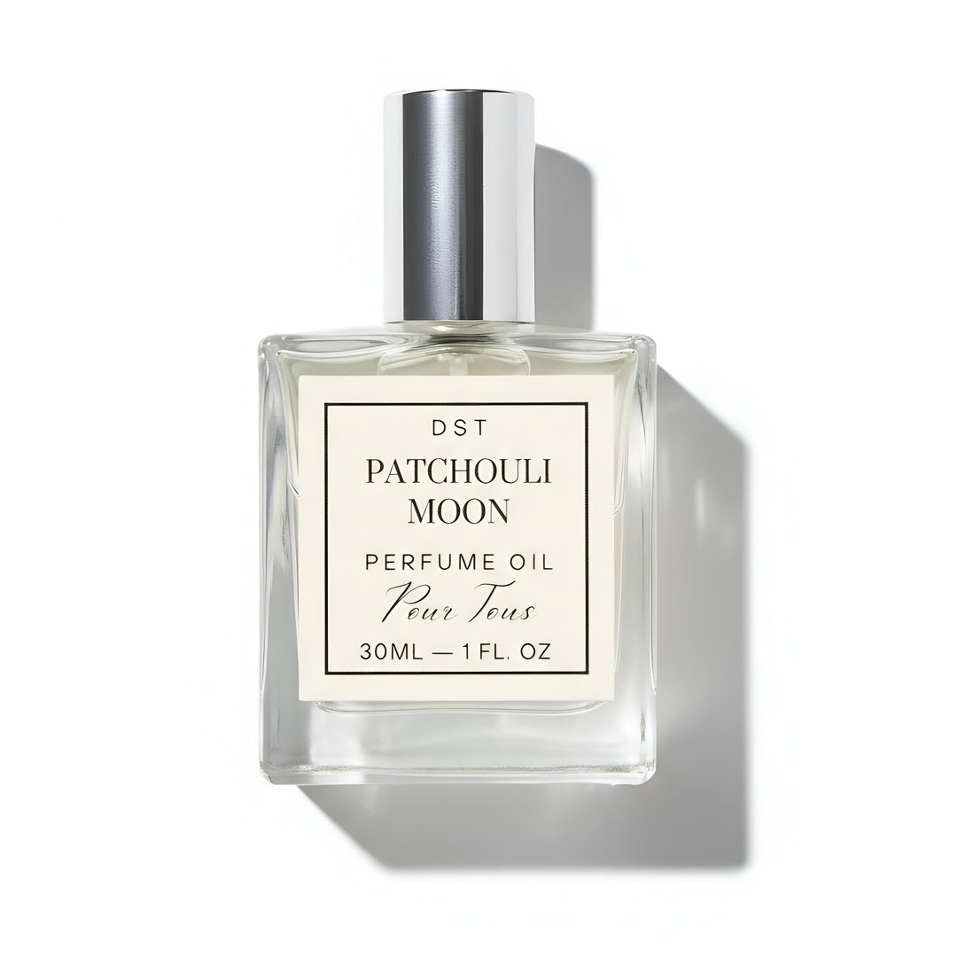 Patchouli Moon Perfume Oil 30ml against a white background 