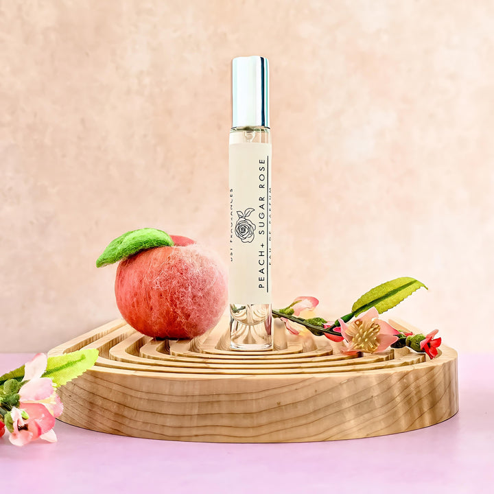 Peach Sugar Rose Eau de Parfum 10ml Tall 