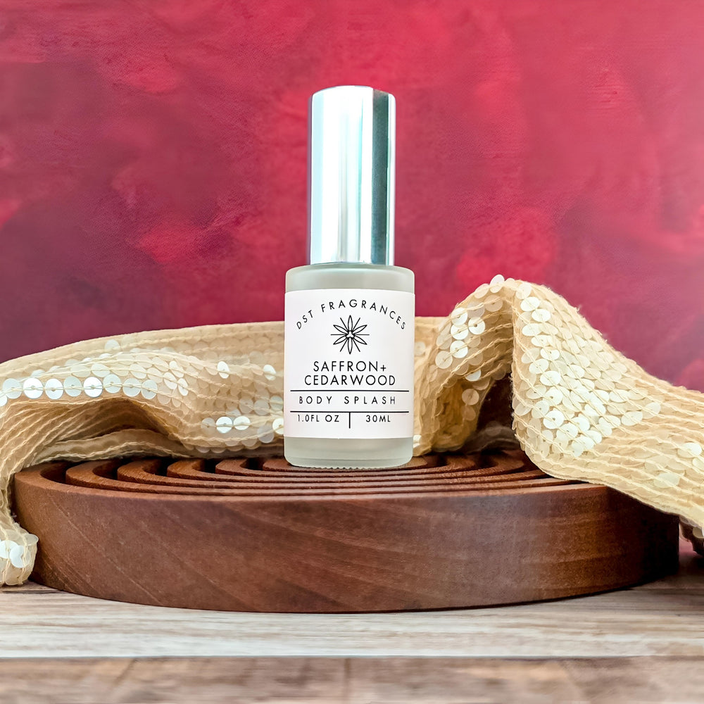 Saffron Cedarwood Body Splash 1oz