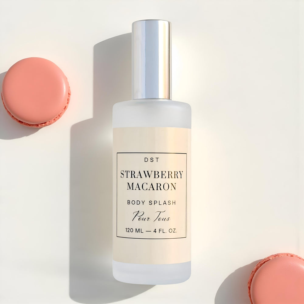 Strawberry Macaron Body Splash 1oz Box