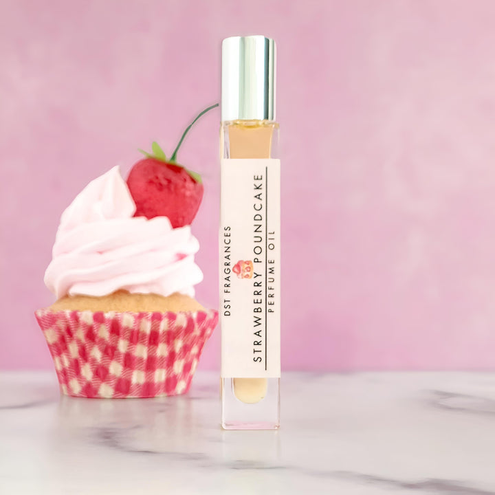 Strawberry Poundcake Perfume Oil 10ml Square 