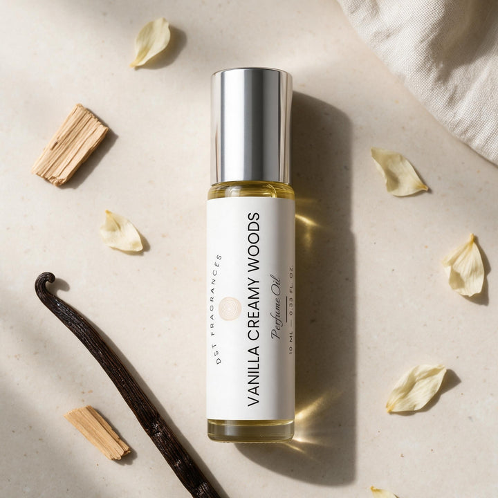 Vanilla Creamy Woods Perfume Oil Roll-On
