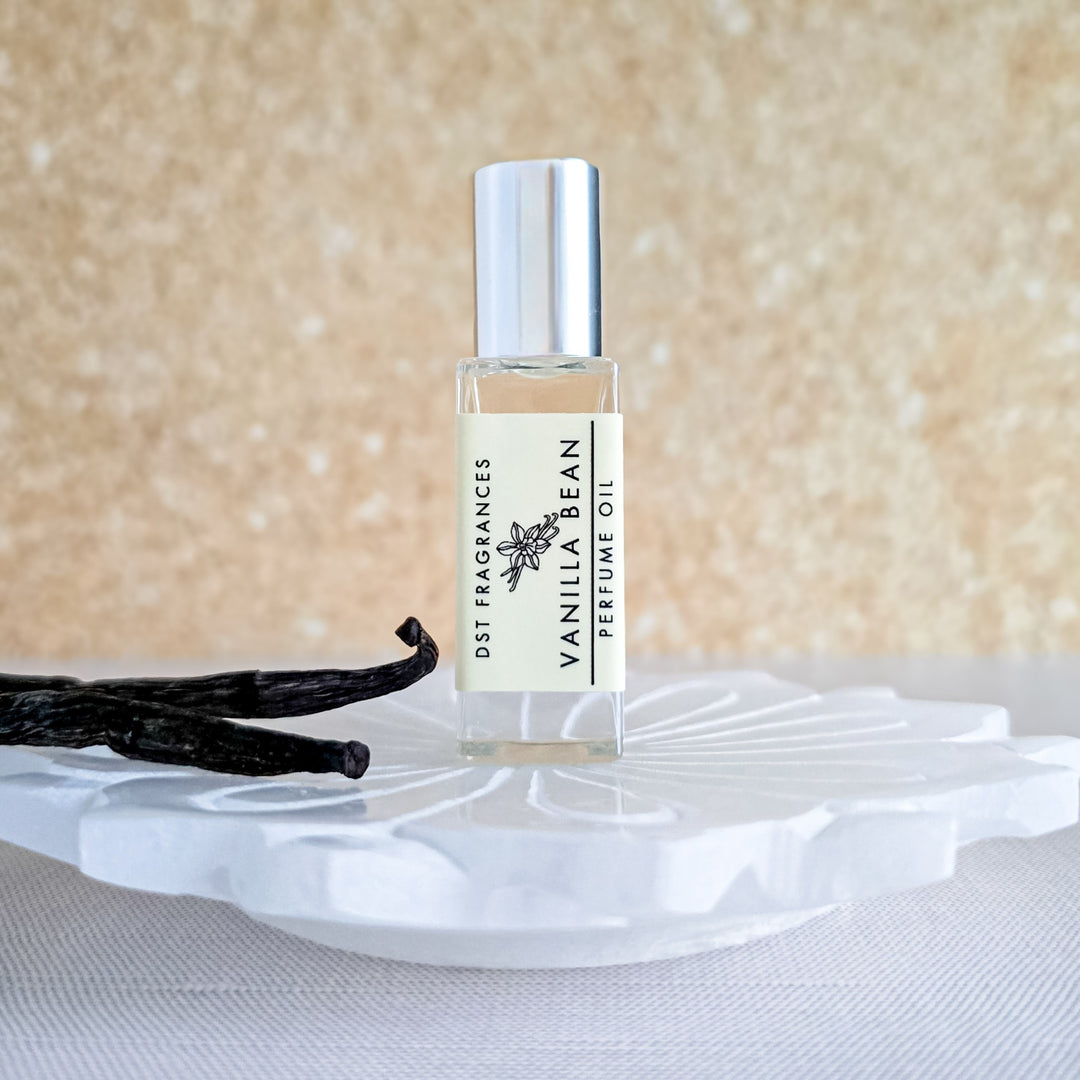 Vanilla Bean Perfume Oil 5ml Square 