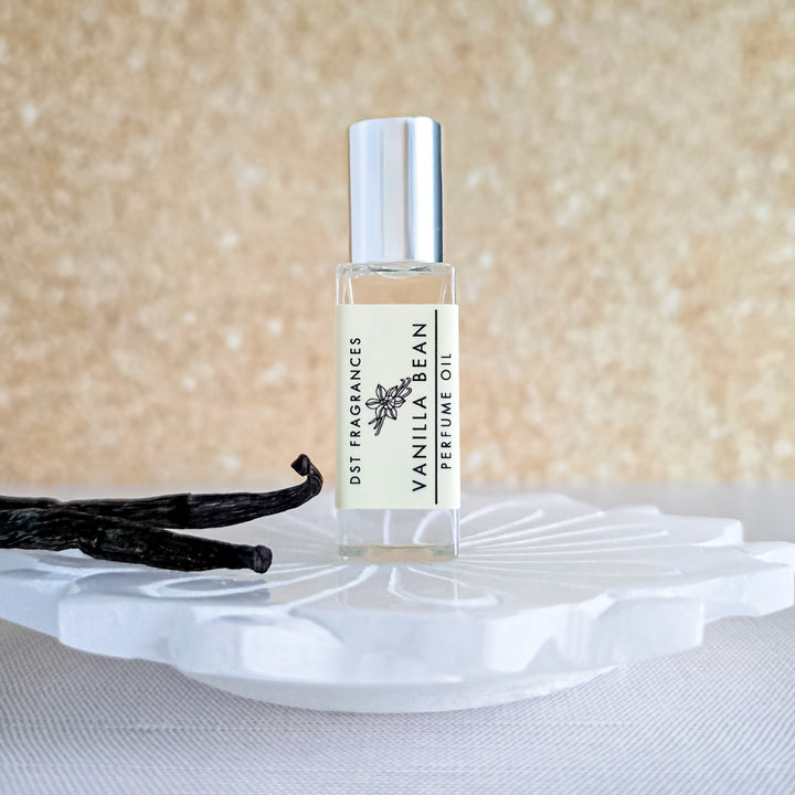 Vanilla Bean Perfume Oil 5ml Square 