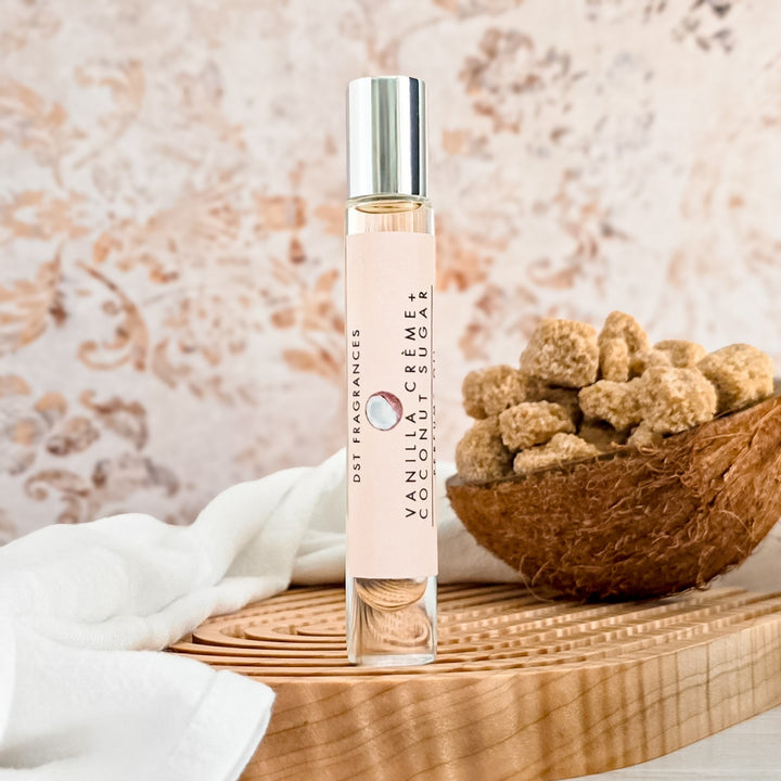 Vanilla Crème Coconut Sugar Perfume Oil 10ml Square
